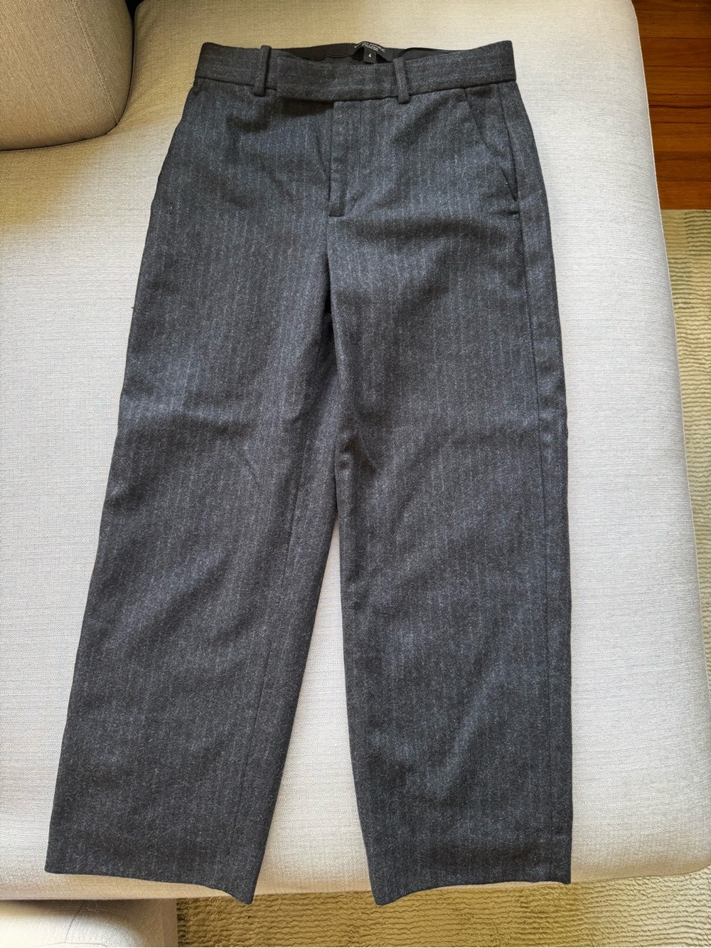 Banana Republic Charcoal Wool Workwear Pants